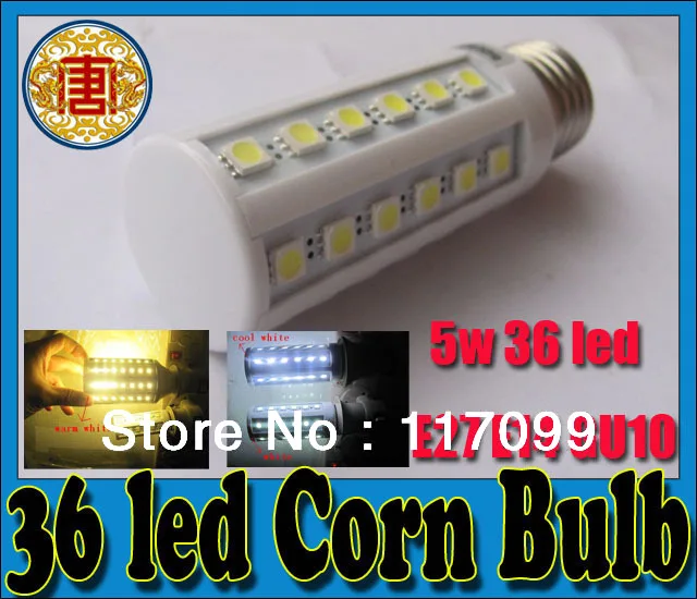 LED Lamp Bulb 36Led 5W E27 220V 5050 SMD Corn Light Warm White/Cold White light E14 GU10|e27 e14|light lakee27 e40 |