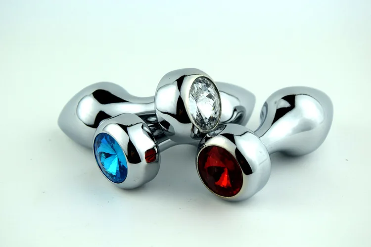 Металлическая пуля анальный анальные пробки Ювелирные изделия из кристаллов игрушки Анальная пробка