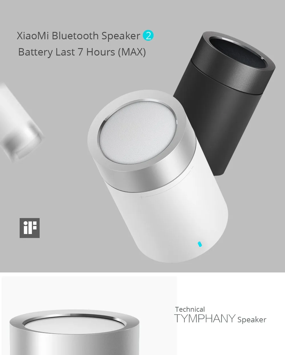 Xiaomi Bluetooth динамик Cannon 2 II портативный беспроводной динамик для смартфонов iPhone iPad samsung