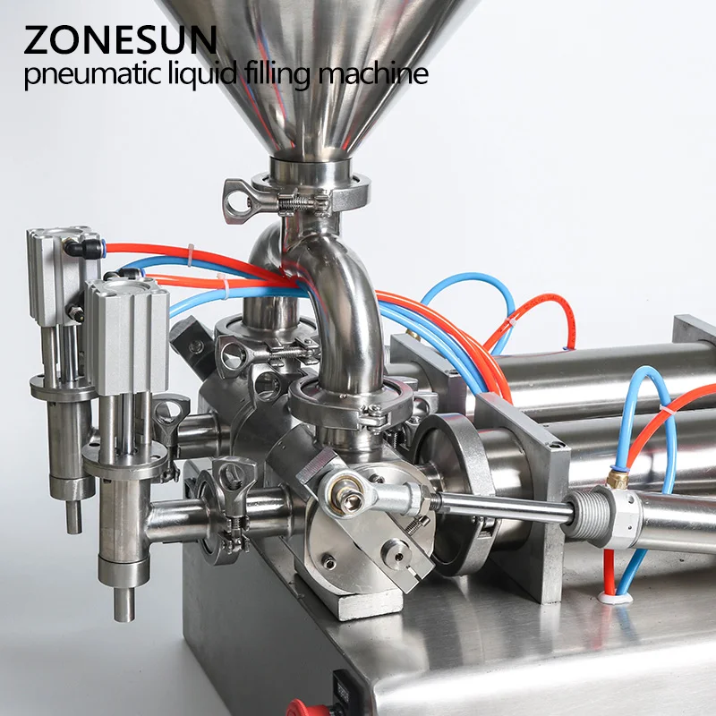 ZONESUN 50 500 мл пневматическая объемная машина для розлива жидкости пневматический