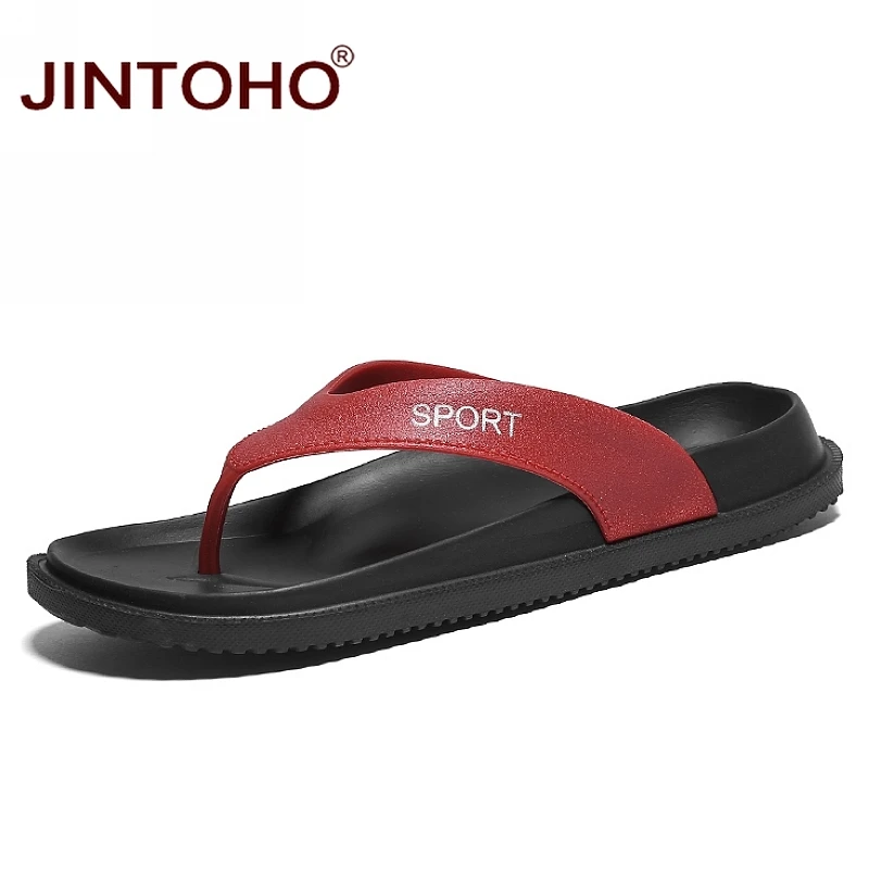 JINTOHO/модные мужские шлепанцы пляжная обувь недорогие для массажа | Обувь