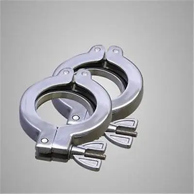 

2PCS KF10 Aluminum Vacuum Clamp Pump Flange Fitting Parts Free Shipping XWJ