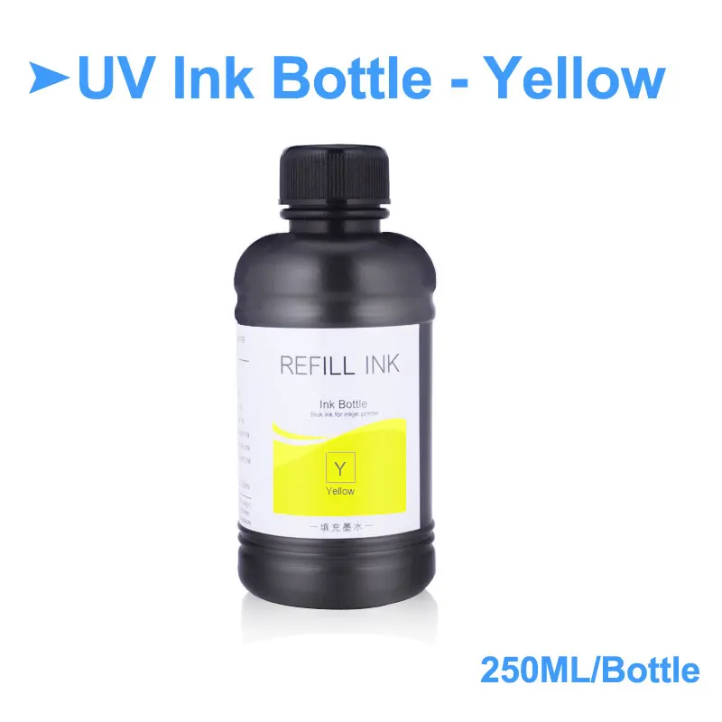 6x250 мл светодиодный флакон с УФ-чернилами для Epson 1390 1410 1500 Вт P50 P60 L800 L805 R290 R1900 R3000 DX5 чернила для принтера Epson UV чернила для принтера
