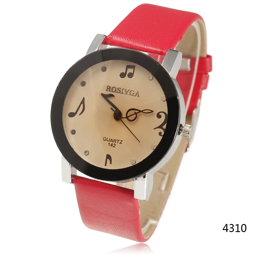 Новый модный бренд леди Pu кожаный ремешок кварцевые часы с коричневым алмазным