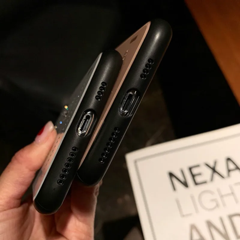 Роскошный чехол POBLU с геометрическим бриллиантом и сердечком для iphone XR XS Max Модный