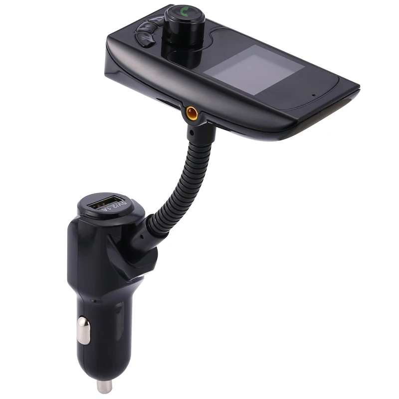 FM трансмиттер YASOKRO с Bluetooth модулятором автомобильный комплект громкой связи