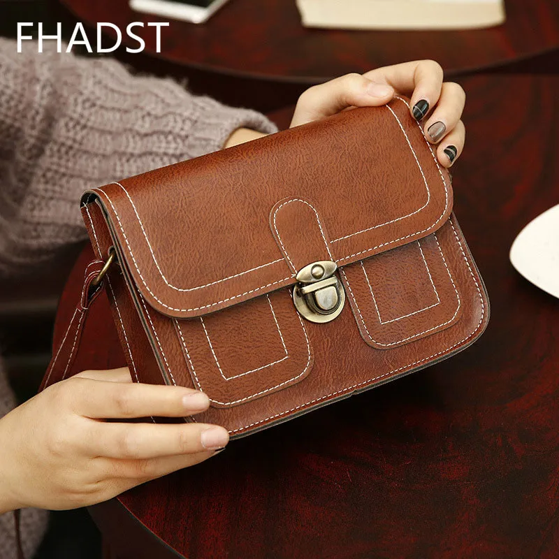 FHADST новая Корейская версия небольшой площади для женщин модные сумки ретро сумка