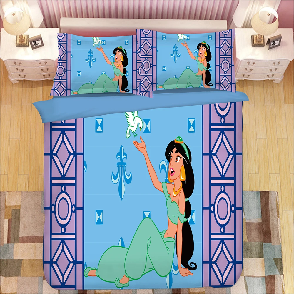 Постельное белье для принцессы комплект девочек домашнее украшение