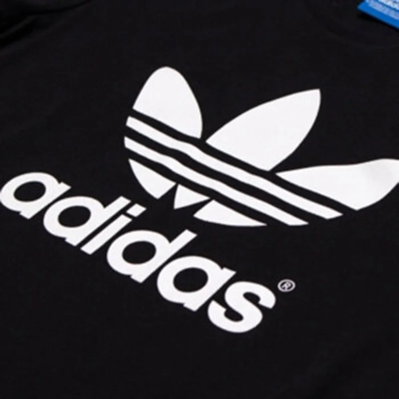 Оригинальный Новое поступление 2018 Adidas Ogriginals TREFOIL TEE Для женщин футболки с