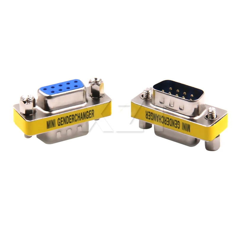 1pcs Newest Hot MIni gender changer 9 Pin RS232 DB9 Male to Female Serial Adapter Cable Connector | Компьютеры и офис
