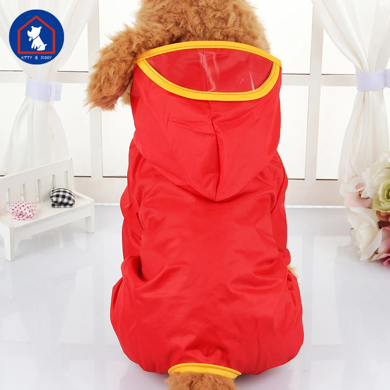 Одежда для собак дождевик водонепроницаемая дождевая Толстовка слиток
