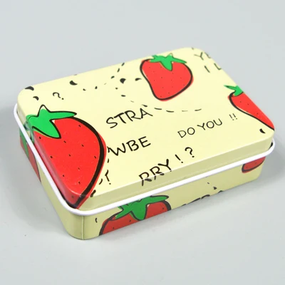 Strawberry Горячая Высокое качество жестяная коробка ПВХ Мост Покер водонепроницаемый пластик Texas Hold'em игральные карты креативный узор Подарки настольные игры - Цвет: Strawberry