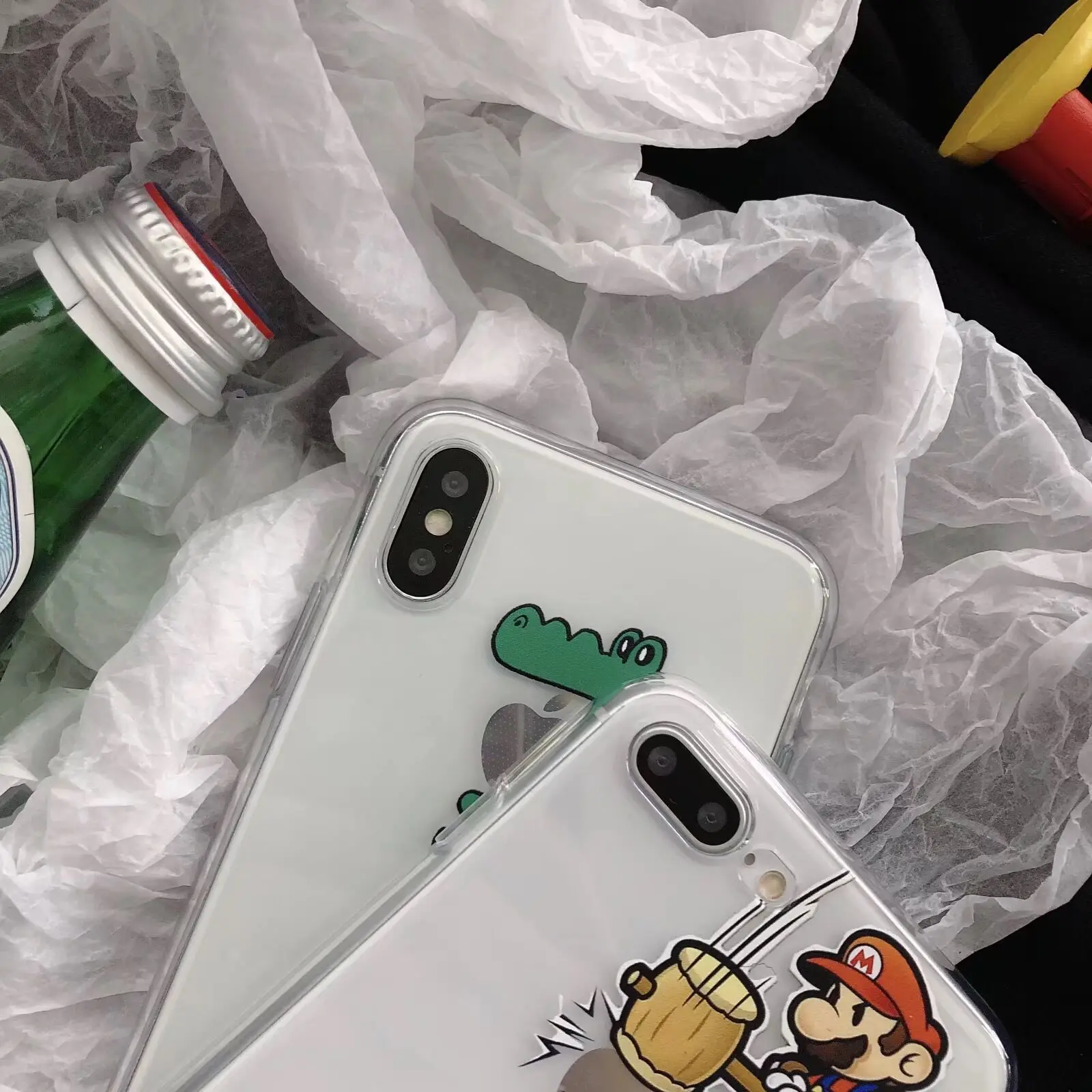 Забавный Супер Марио чехол для iphone Xs MAX Xr X 6 6s 8 7 plus задняя крышка мягкий