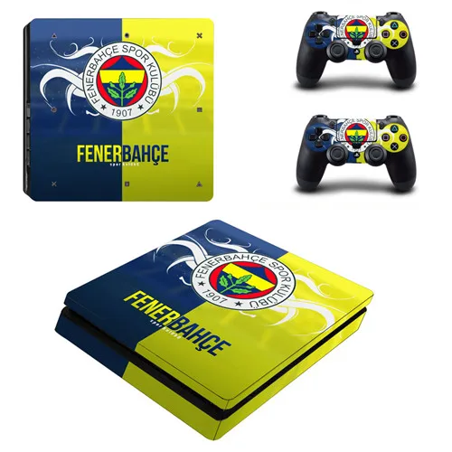 YSP4S-0693 Тонкая наклейка Fenerbahce Spor Kulubu PS4 для консоли sony playstation 4 и контроллеров Dualshock 4 PS4 Slim sticker - Цвет: YSP4S-0693