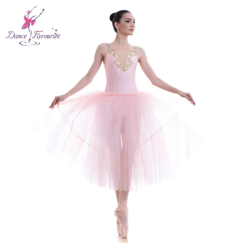 18703 бледно розовый лиф для танцев балетная пачка романтичный балетный костюм