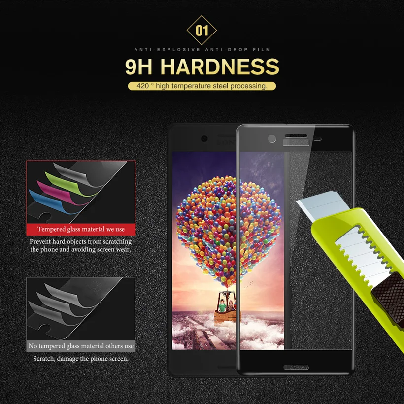 Защитное стекло для sony Xperia X Performance Dual F8132, Защитное стекло для экрана sony Xperia XP Dora SS, закаленное стекло 5,0 дюйма