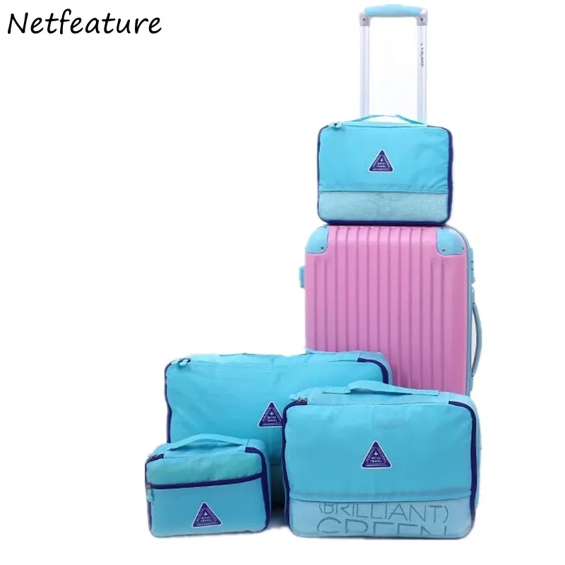 Модный Дорожный набор для хранения одежды 4 шт./лот/набор сумка домашний шкаф