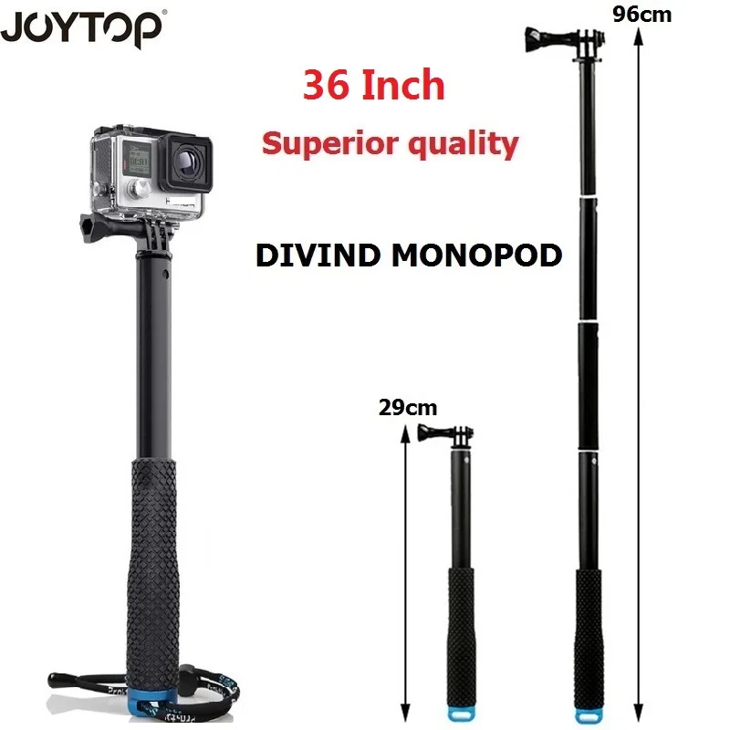 36 &quotGo Pro селфи палка Экшн камера для дайвинга раздвижной алюминиевый монопод GoPro