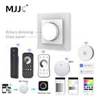 Светодиодный регулятор яркости Triac, 220 В, 110 В, 230 В переменного тока, с регулятором яркости, беспроводной Радиочастотный выключатель света 2,4G, умный Wi-Fi контроллер, регулятор яркости светодиодный светодиодных ламп