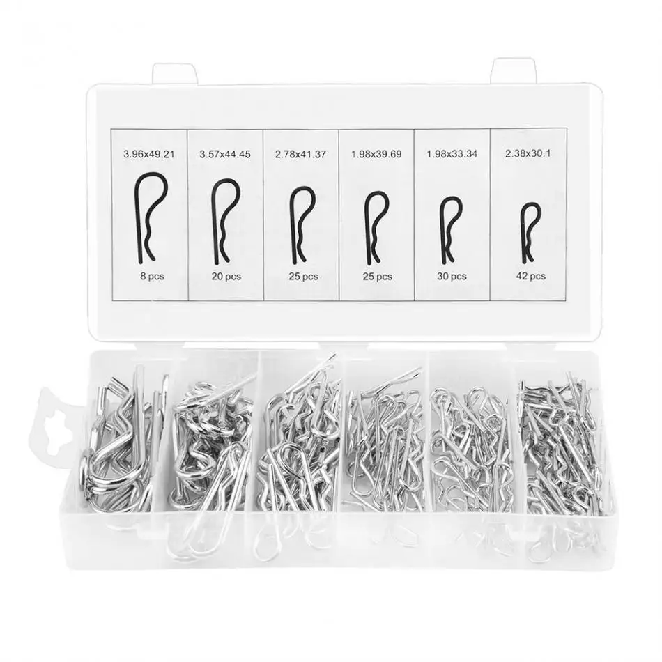 150 шт. штифты для трактора 6 разных размеров в пластиковой коробке|pin clips|r clip pincotter