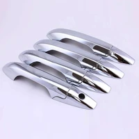 chrome abs car door handle cover trim molding for honda civic 2006 2011 pilot 2009 2015 car styling accessary