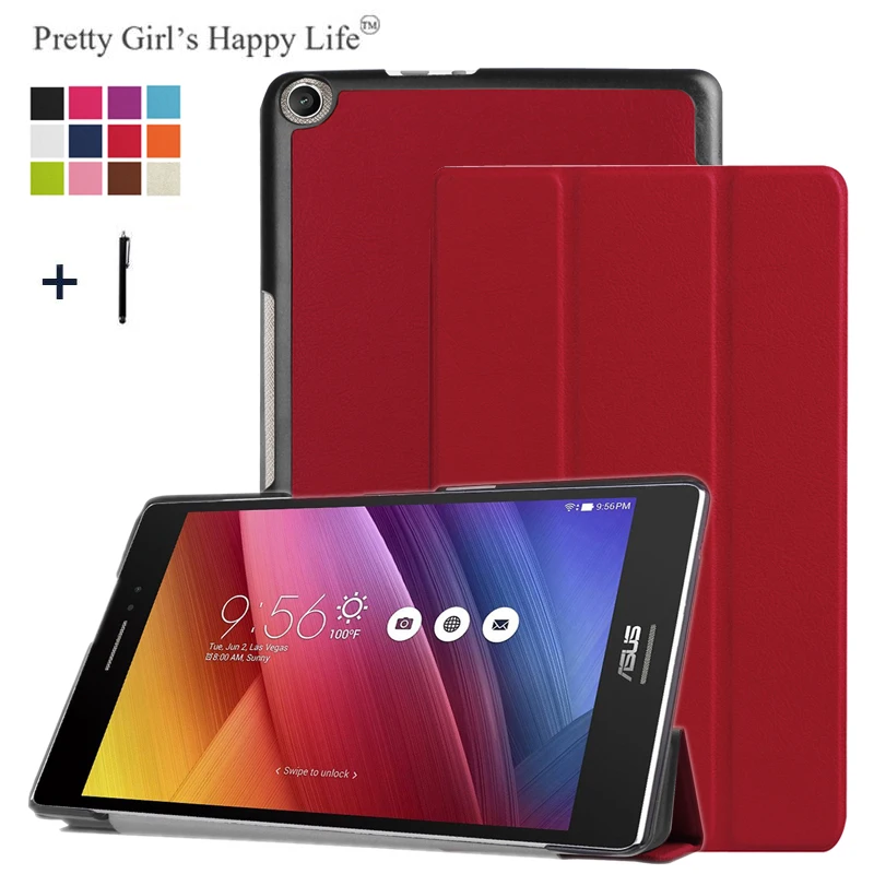 Чехол книжка для Asus ZenPad 8 0 Z380 Z380C Z380KL кожаный чехол планшета с 3 слойной подставкой
