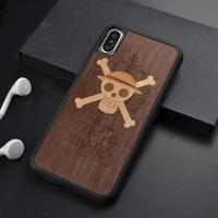 one piece real wood retro style carving phone case for iphone 6 s 7 8 plus x real wood cover for samsung s7 s8 plus wood shell