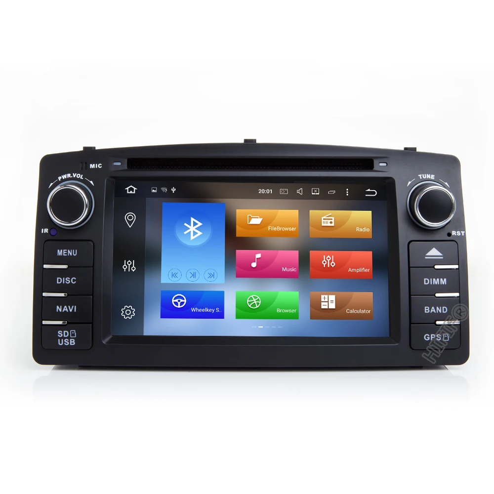 DSP 2 din Android 10 4G 64G Автомобильный dvd плеер Carplay для Toyota Corolla E120 BYD F3 мультимедийный