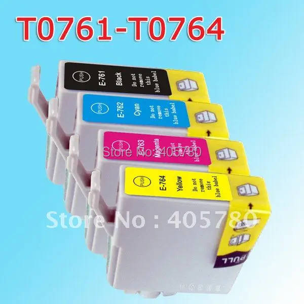 4x T0761/T0762/T0763/T0764 ink cartridge compatible for ME2/ME200/C58/CX2800 | Ink Cartridges