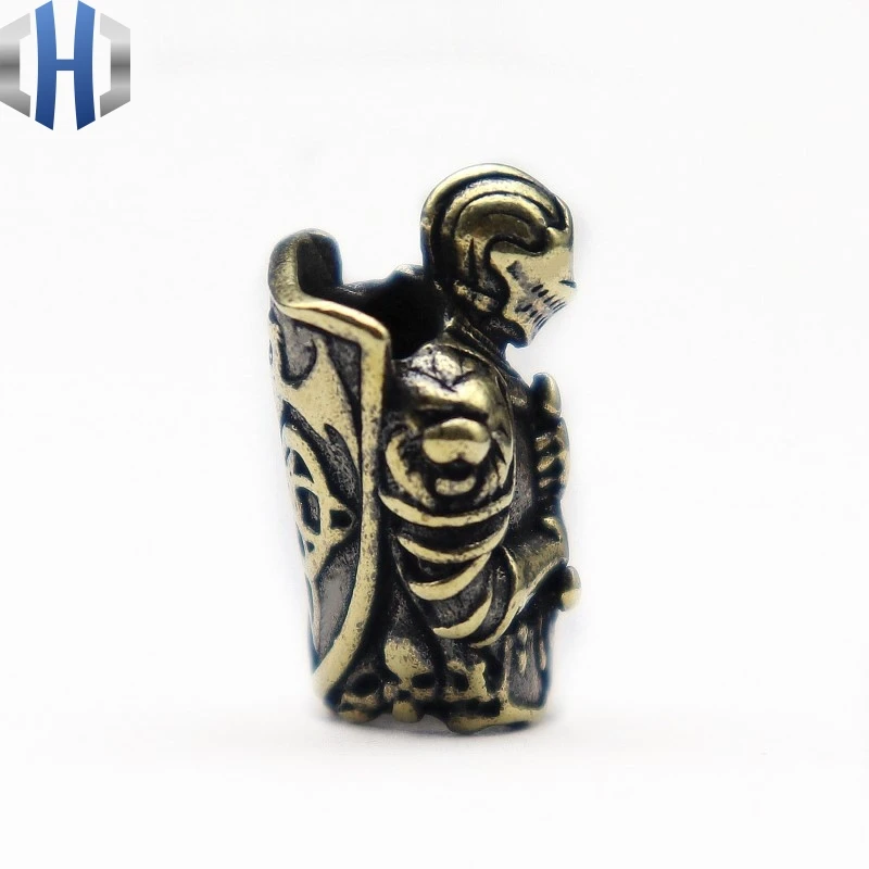 EDC ретро бусы на веревочке диадема Тамплиер рыцарь латунь Crusader Armor Warrior зонт