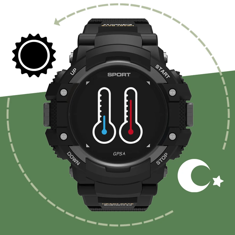 XGODY F7 2019 gps Смарт часы для мужчин и женщин IP67 Водонепроницаемый Фитнес браслет с