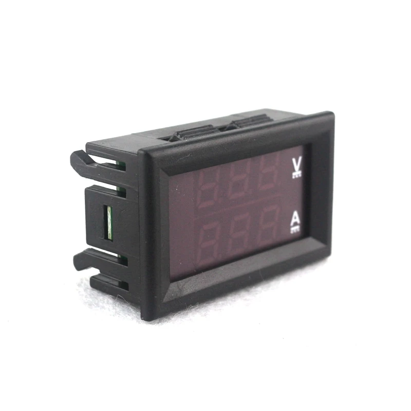 Цифровой вольтметр амперметр 100 в 10 А двойной красный светодиодный панель