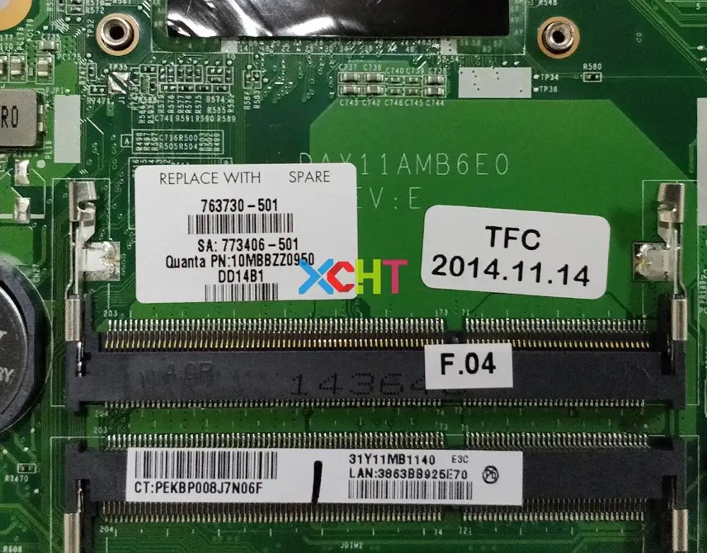 Для HP ENVY 17T-K100 763730-501 763730-001 763730-601 w 840M/2GB GPU i5-4210U CPU DAY11AMB6E0 материнская плата
