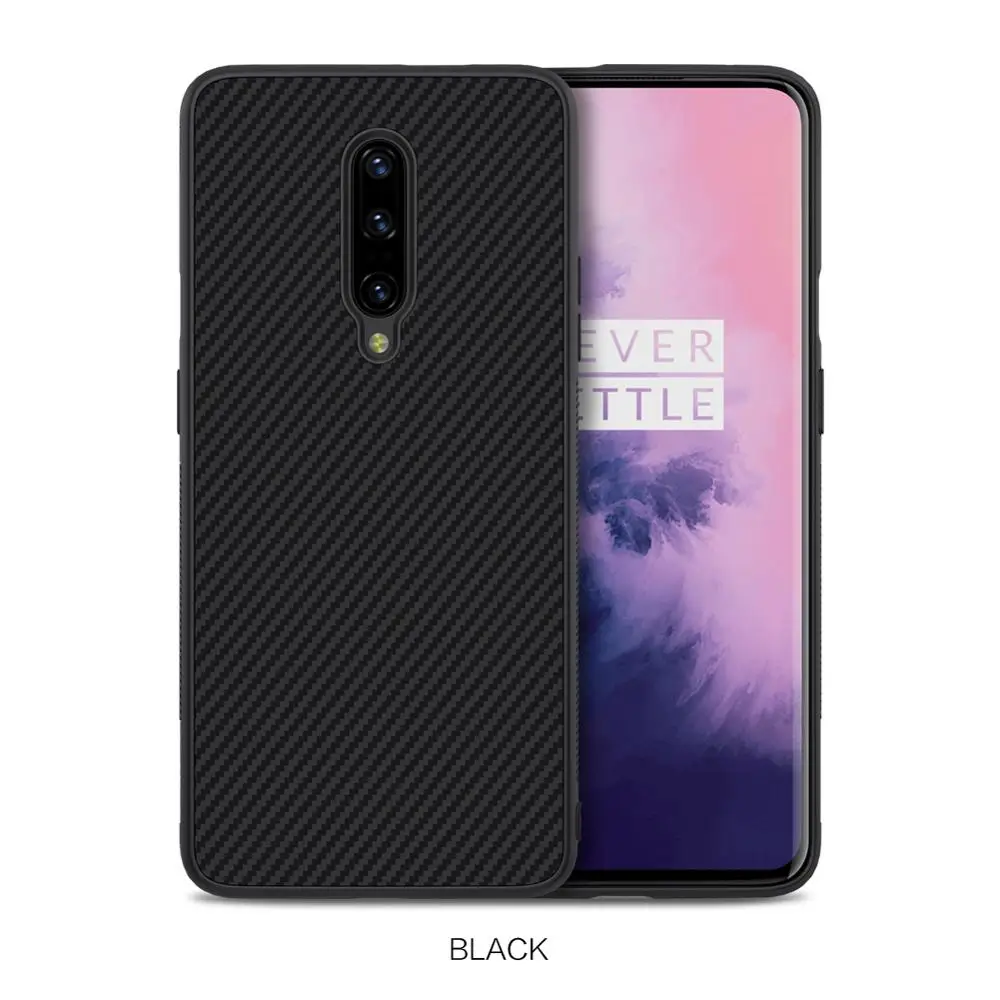 NILLKIN Synthetic Fiber Case for Oneplus 7 Luxury Slim Carbon PP Plastic Back Cover Phone Cases For pro | Мобильные телефоны и