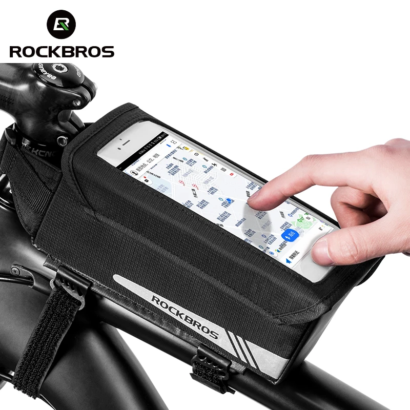 Сумка велосипедная ROCKBROS на раму для сенсорных экранов 6 2 дюйма односторонняя с