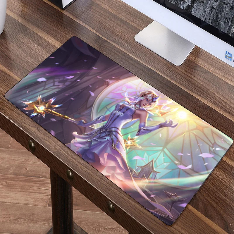 FFFAS 80x40 см супер Коврик для мыши игровой коврик для мыши модный коврик для игры в аниме геймер пейзаж звездное небо для планшета ПК Компьютерная клавиатура
