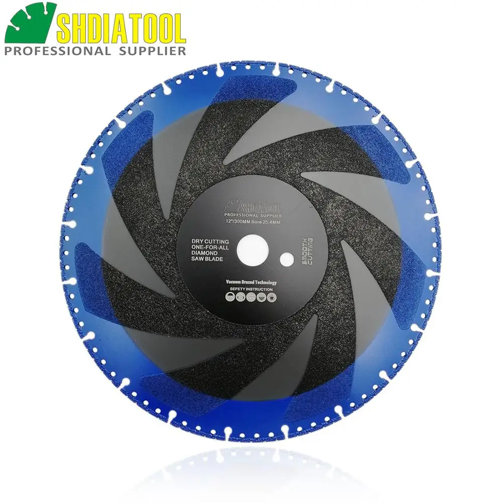 SHDIATOOL 12 &quot/300 мм Вакуумные Паяные Алмазный диск отрезной многоцелевой спасения