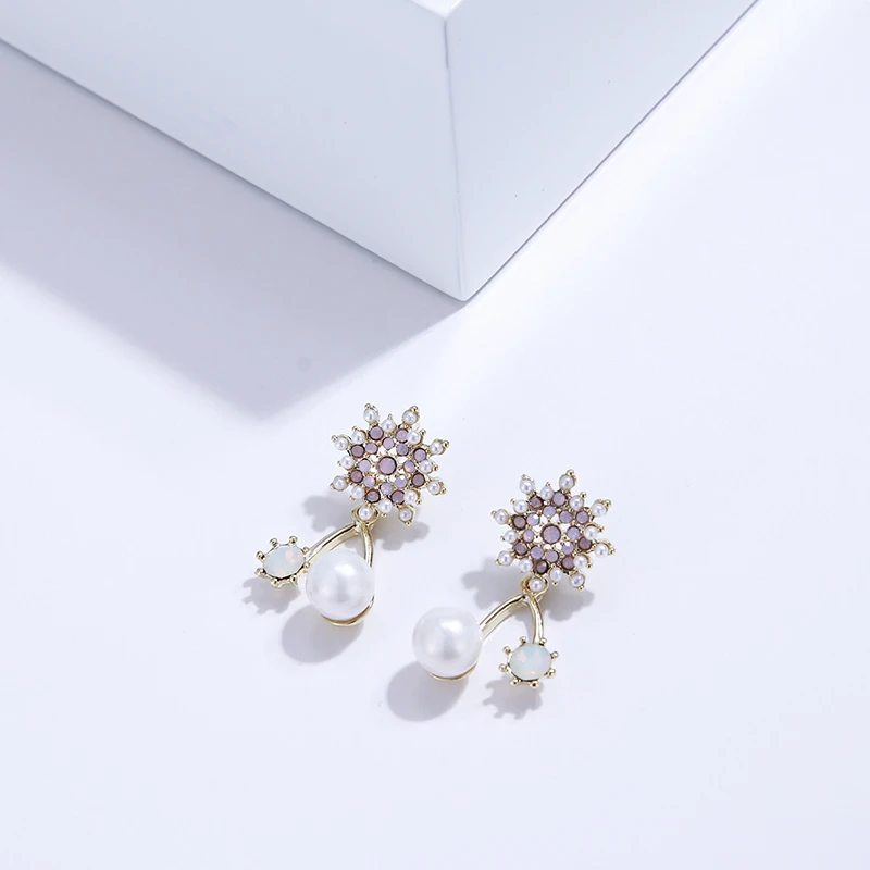 YMYW изысканный элегантный серьги из искусственного жемчуга романтический