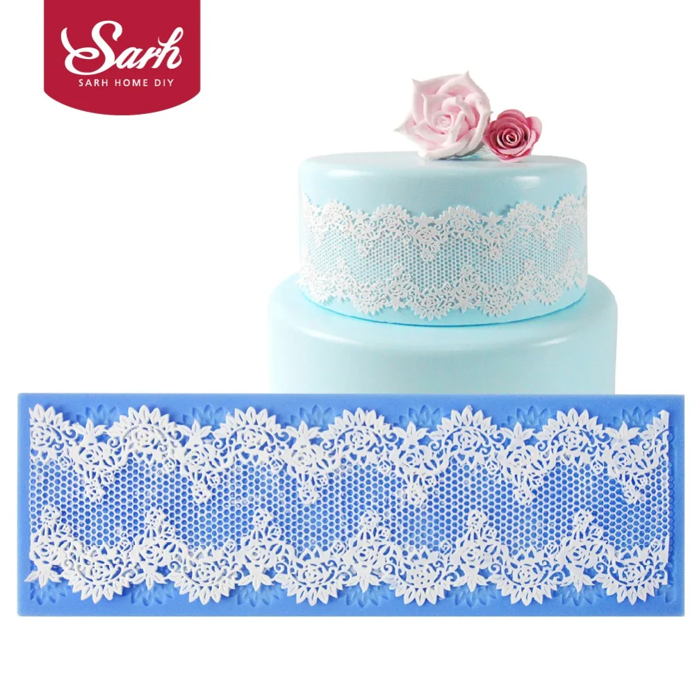 L112 паутина цветов кружева коллекции кружевные границы украшение помадка торт