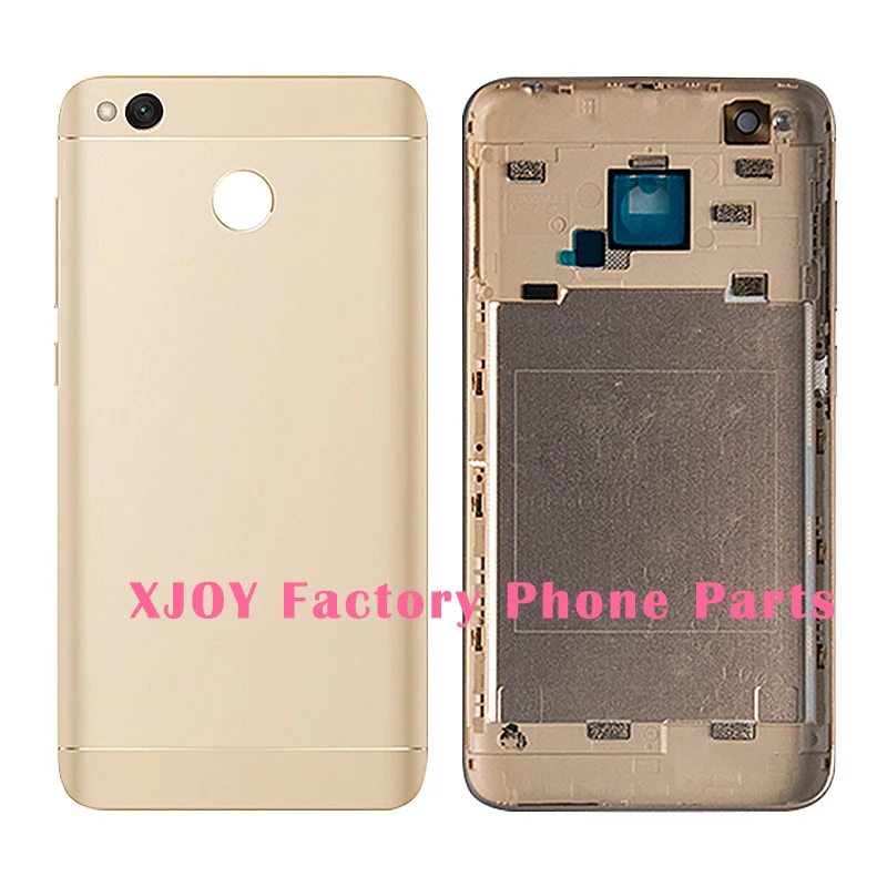 For Xiaomi Redmi 4X Back Battery Cover Metal+Camera Glass+Side Keys Rear Housing Door Case Replacement Parts | Мобильные телефоны и