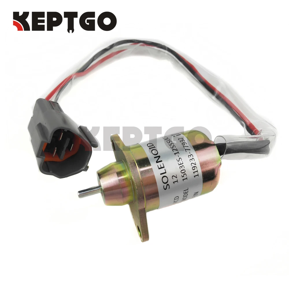 

Fuel Shutoff Solenoid M810324 12v For John Deere Tractor 4200 4300 4400 4500 4600 4700