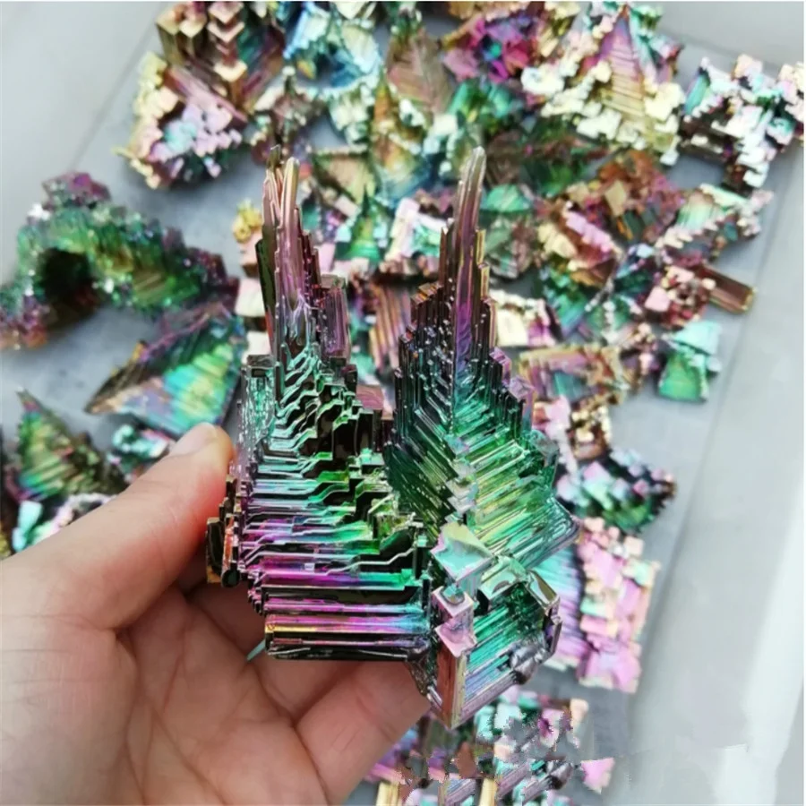 Bismuth металлический кристалл 30 г 340 натуральный минерал с металлической руды