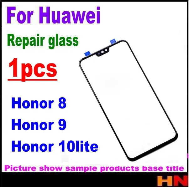 1 шт. для huawei honor 8 9 10lite ЖК-экран Переднее стекло объектив Запасные части переднее внешнее стекло Замена объектива
