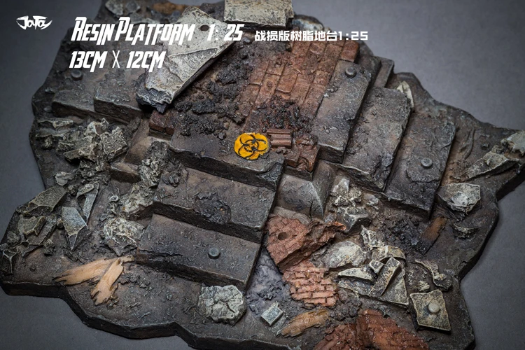 JOYTOY 1/25 Battle-damaged Resin Platform for Action Figure DIY | Игрушки и хобби