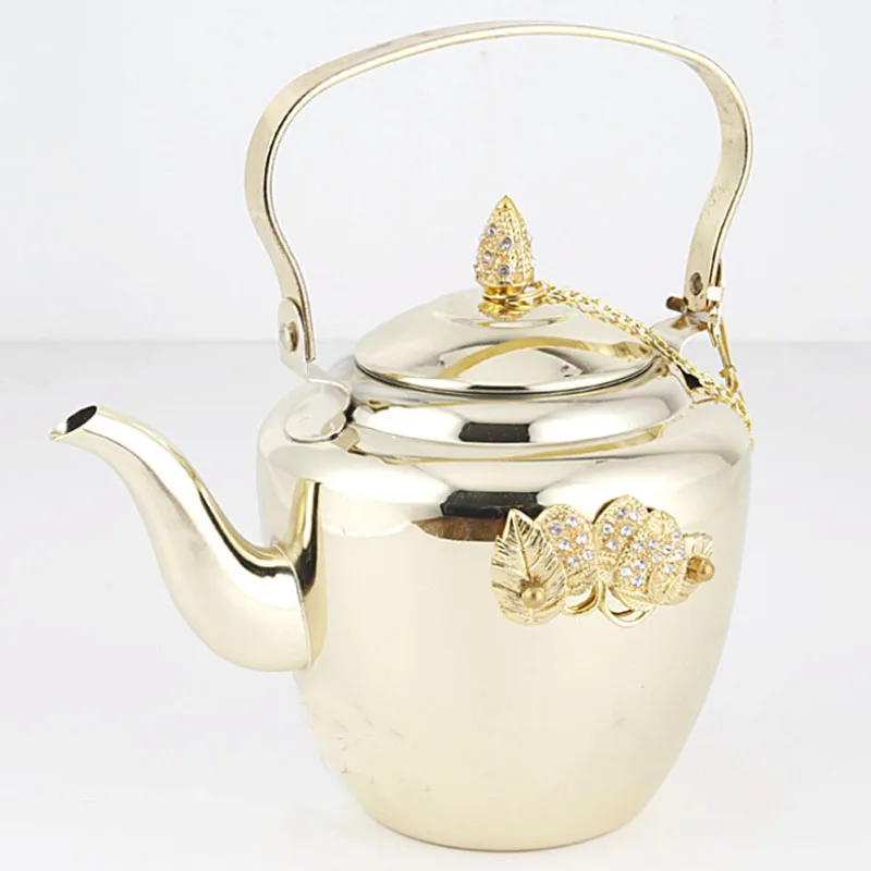1.8L Teaware утолщенные чайники из нержавеющей стали с фильтрующей сеткой чайник для
