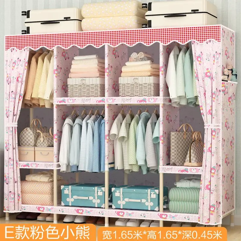 Двойная ткань шкаф складной арматура в сборе ABS дерево полиэстер хлопок крышка