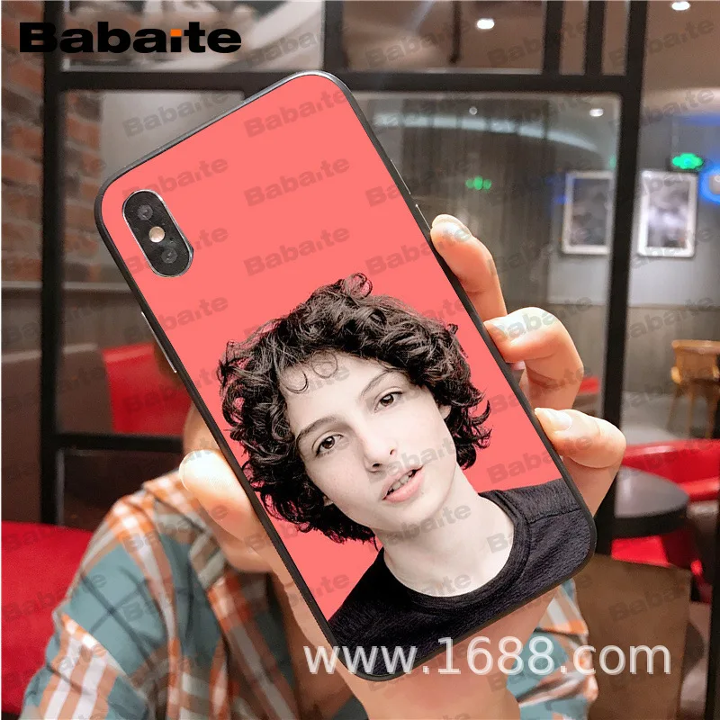 Чехол для телефона Finn Wolfhard Stranger Things мягкий чехол iphone X XS MAX 8 7 6S Plus SE XR Babaite|Бамперы| |