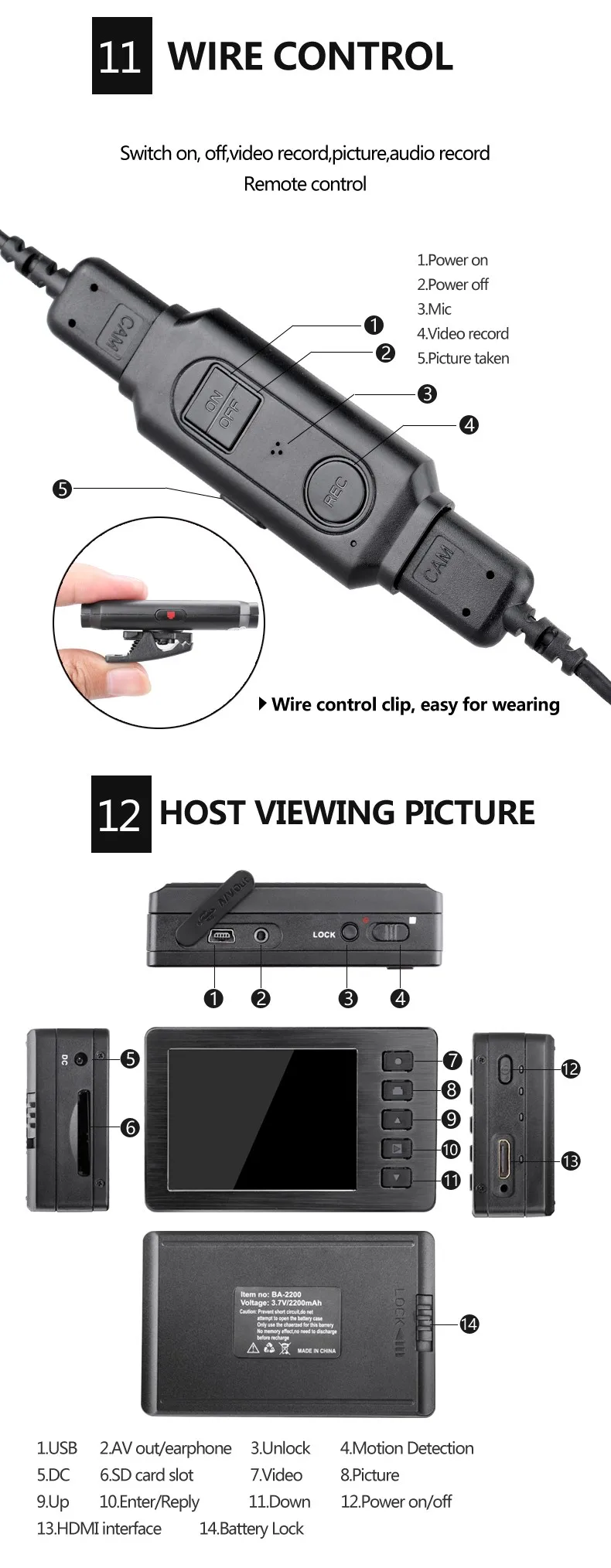 1080 P Full HD полиции корпус камеры с 2.7 дюймов высокого разрешения мини DVR комплект 16X цифровой зум тела рекордер обнаружение движения Cam