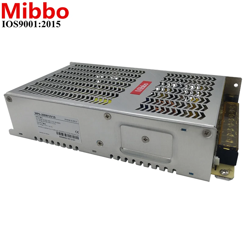 Mibbo 200 Вт импульсный источник питания трансформатор блок 12 В ac dc fuente de alimentacion