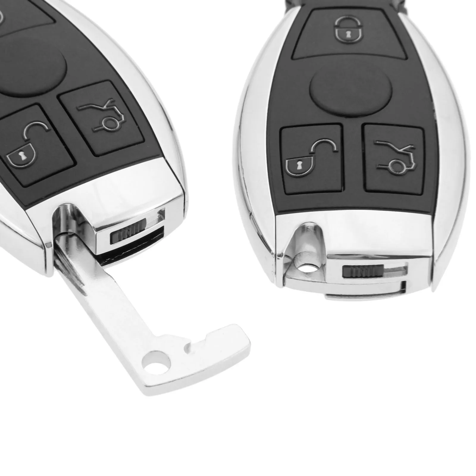 Смарт-ключ без ключа Yetaha 2 шт. с чипом BGA для Mercedes-Benz A E S G CLK SLK ML класс 3 кнопки 433 МГц